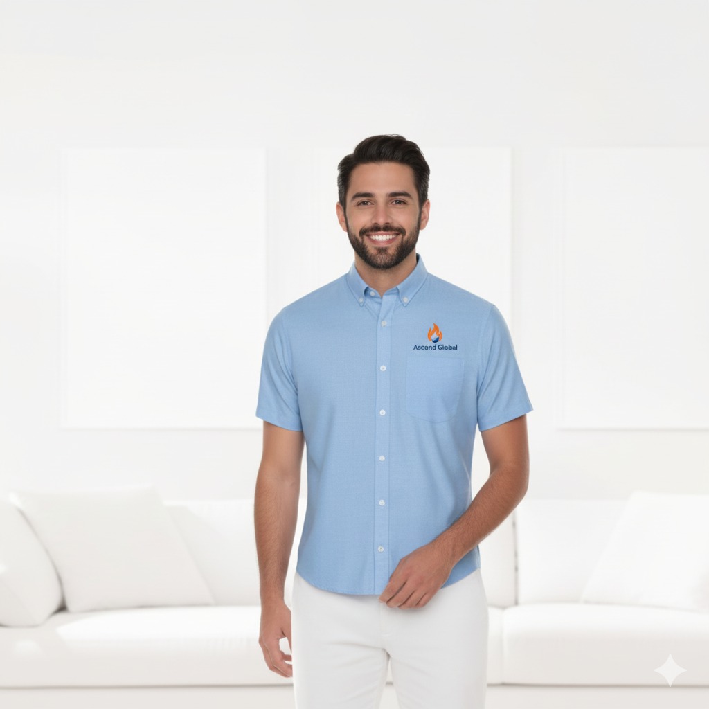  GLOBAL LIGHT BLUE SHIRT